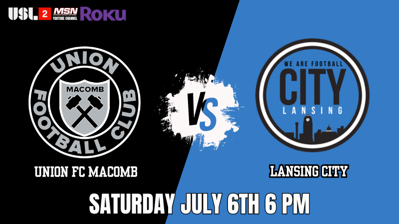 UNION FC MACOMB vs LANSING CITY